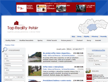 Tablet Screenshot of priestory.reality-poltar.eu