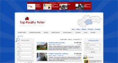 Desktop Screenshot of byty.reality-poltar.eu